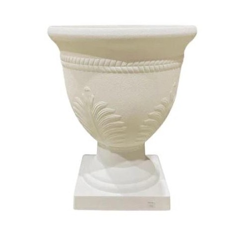 VASO COPPA WEDDING FOGLIA BIA.40X48